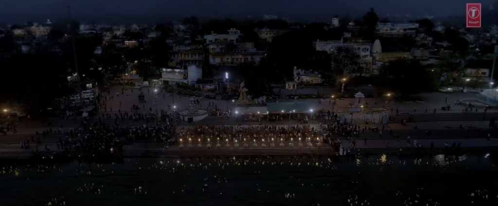 Ganga Aarti during evening