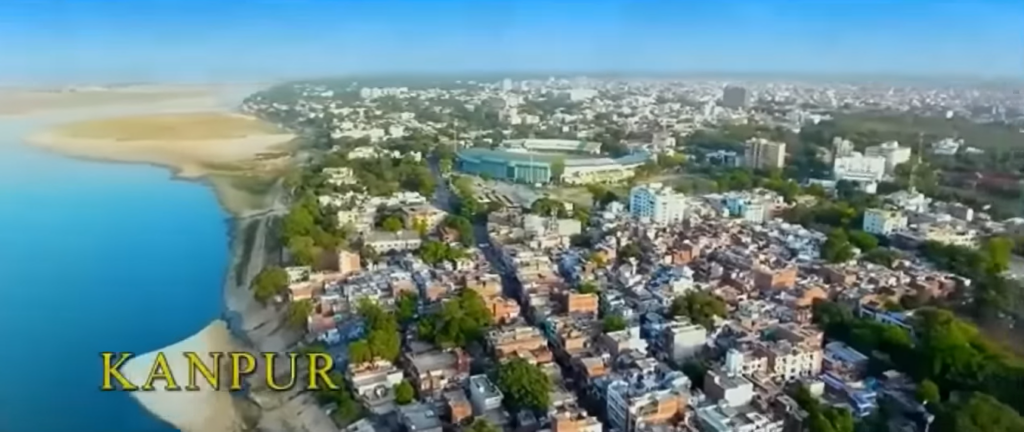 Bird eye view of Kanpur