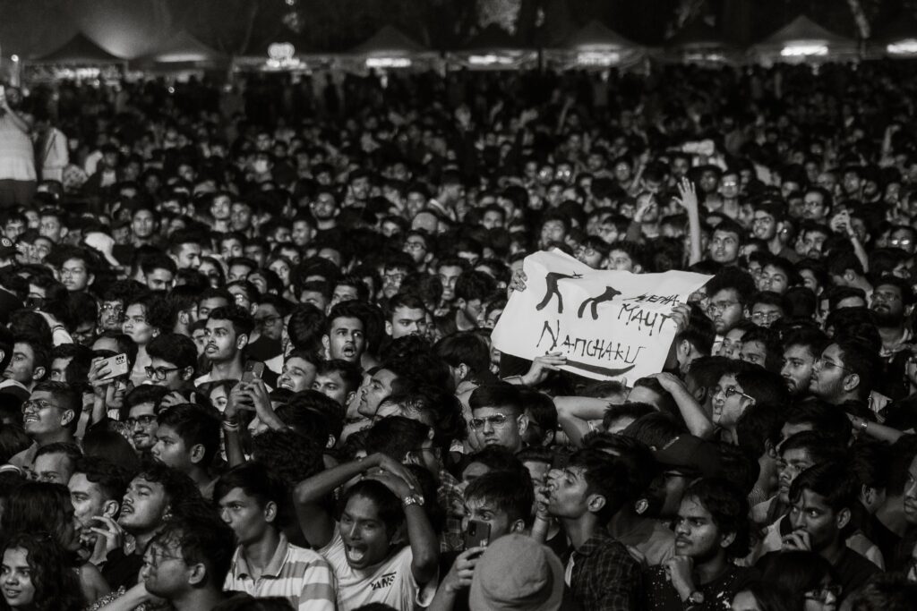 Crowd in an event