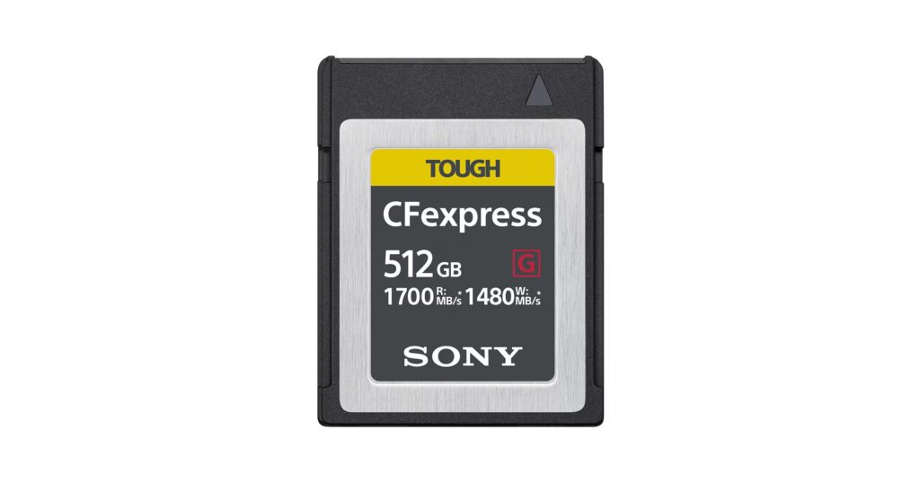 Sony CFexpress memory card  